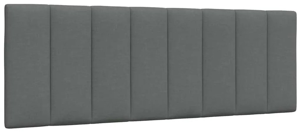 ágy matraccal Hanko Sötétszürke 140x200 cm szövet