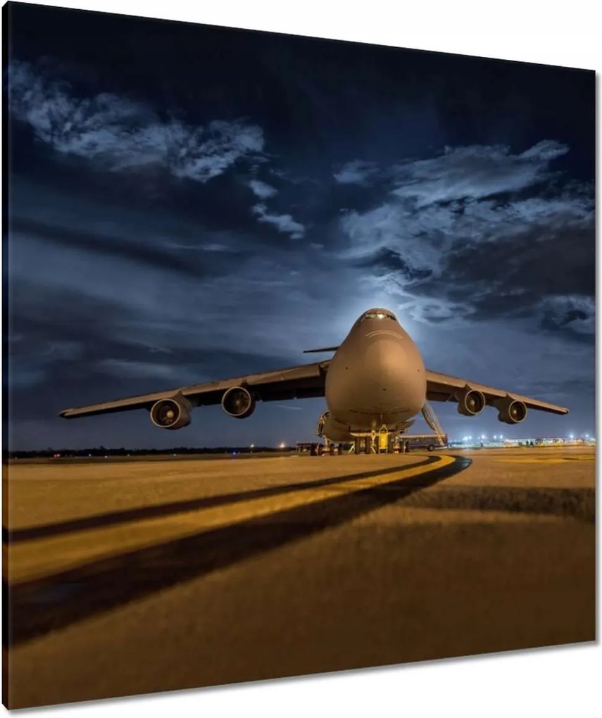 Vászonkép 90x90 Nagy repülőgép repülőtér