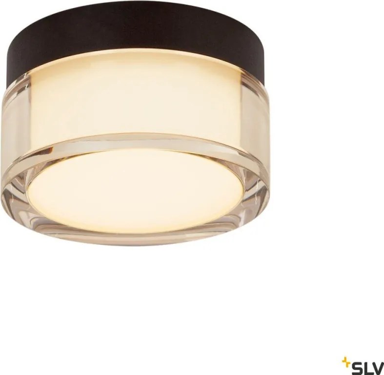 SLV 1007608 CYFT Modern Kültéri Fali Lámpa Fekete LED IP44