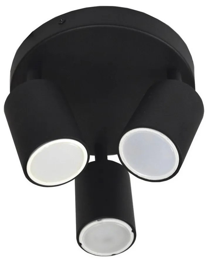 Spotlámpa FARGO 3xGU10/30W/230V fekete