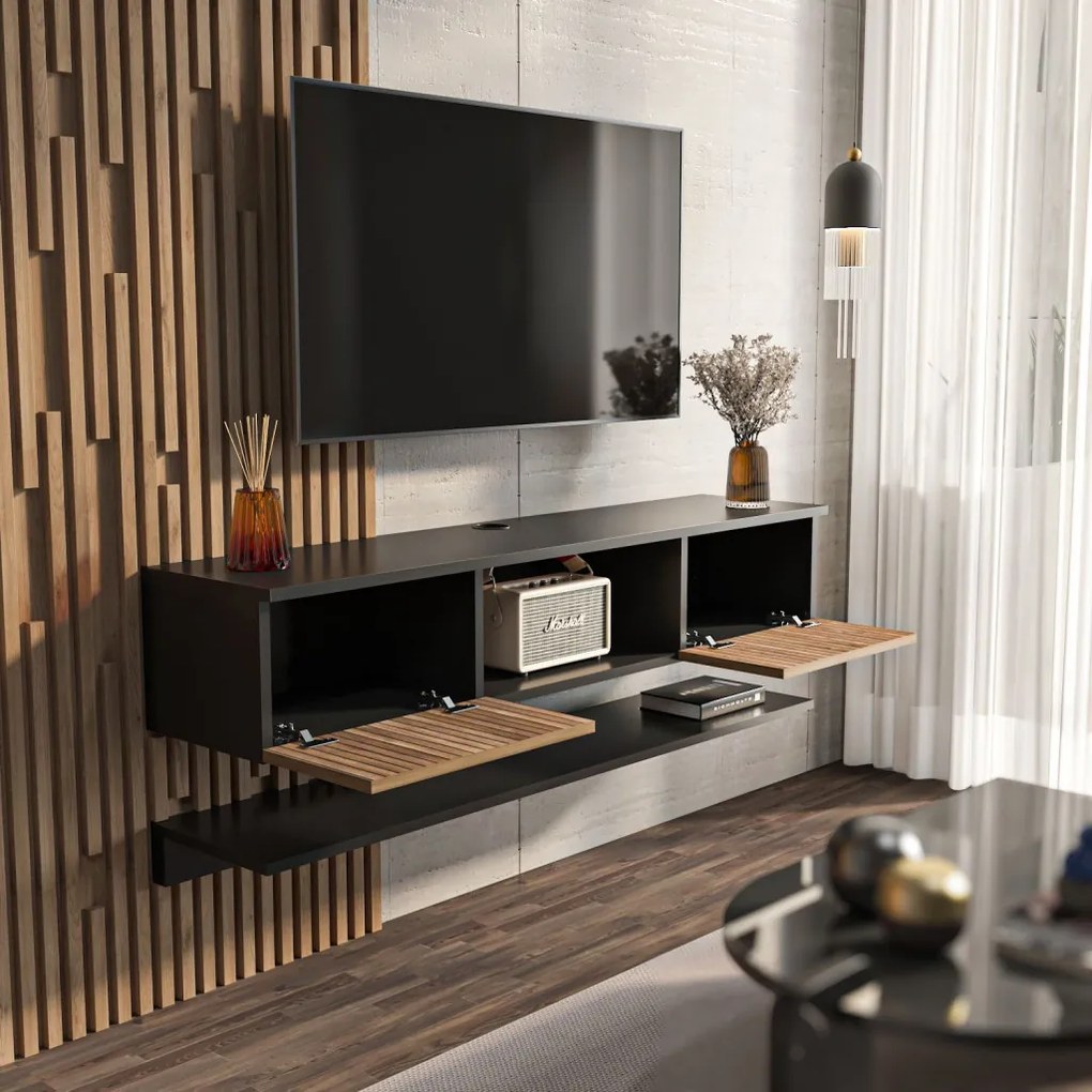 Elia - Wooden, Black