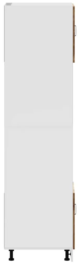 Lucca 2 db antik fa színű szerelt fa sütőszekrények