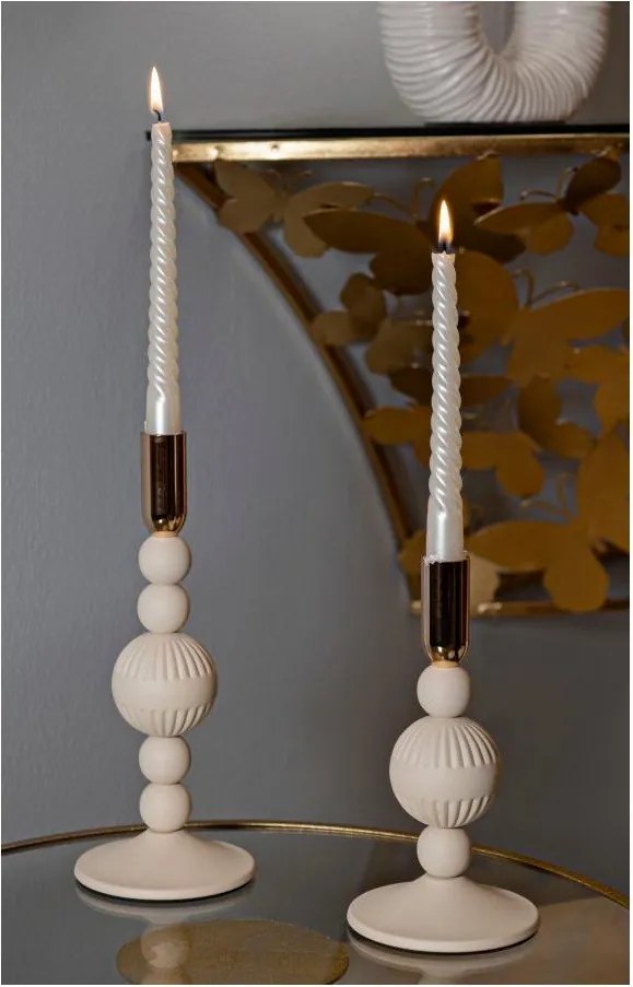 Fém gyertyatartó készlet 2 db-os Aster – Mauro Ferretti