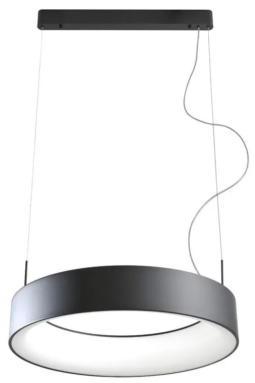 Redo 01-924 - LED Csillár zsinóron BOND LED/47W/230V 3000K szürke