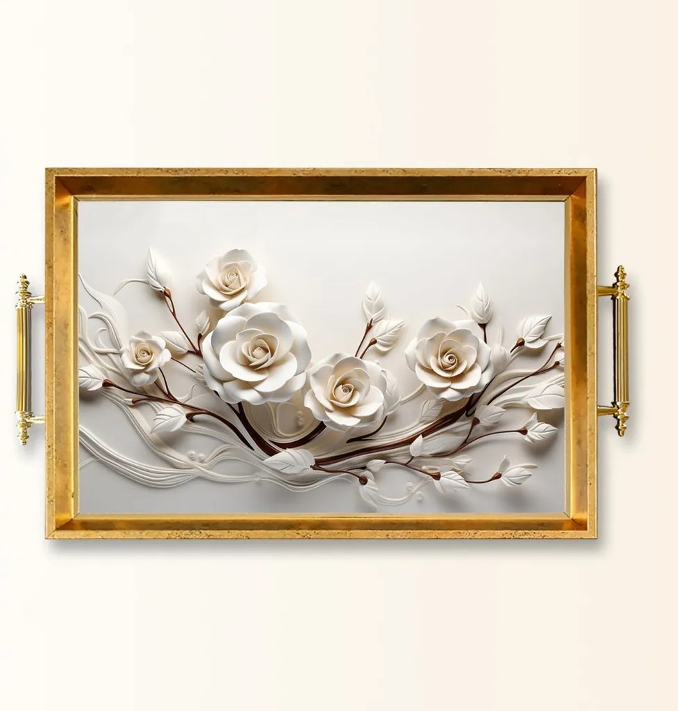 Üveg tálca, 38×24 cm – TPEA9935