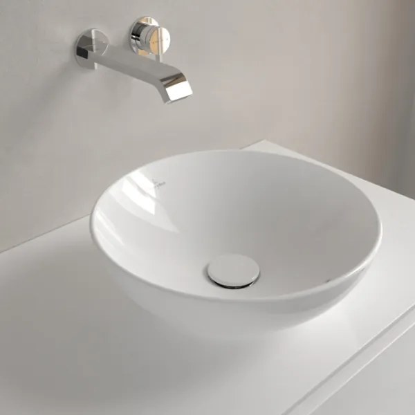 Villeroy & Boch 4A450001 - LOOP&FRIENDS ráültethető mosdó, átm. 38 cm, kerámia/fehér