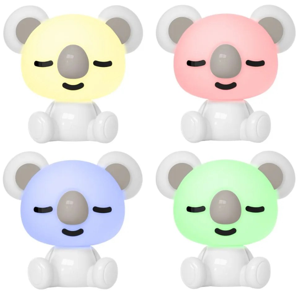Polux KOALA 325648 Asztali lámpa 1x2,5W/LED 4000K + RGB 110lm IP20