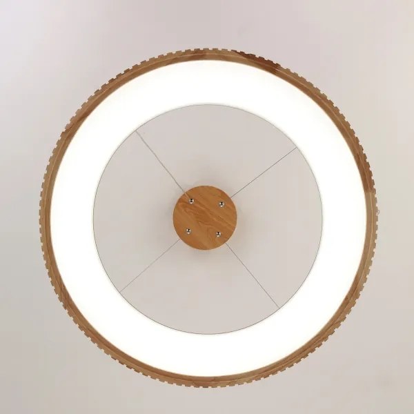 Brilagi - LED csillár kábelen FALCON WOOD MODERN LED/40W/230V, átmérő 60 cm, fa