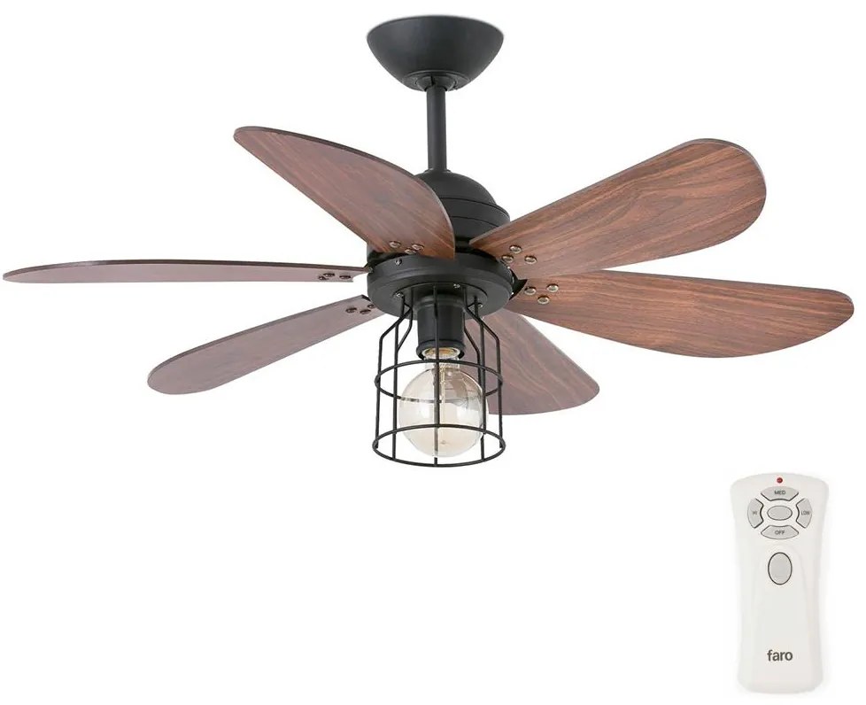 FARO 33703 - Mennyezeti ventilátor CHICAGO 1xE27/15W/230V