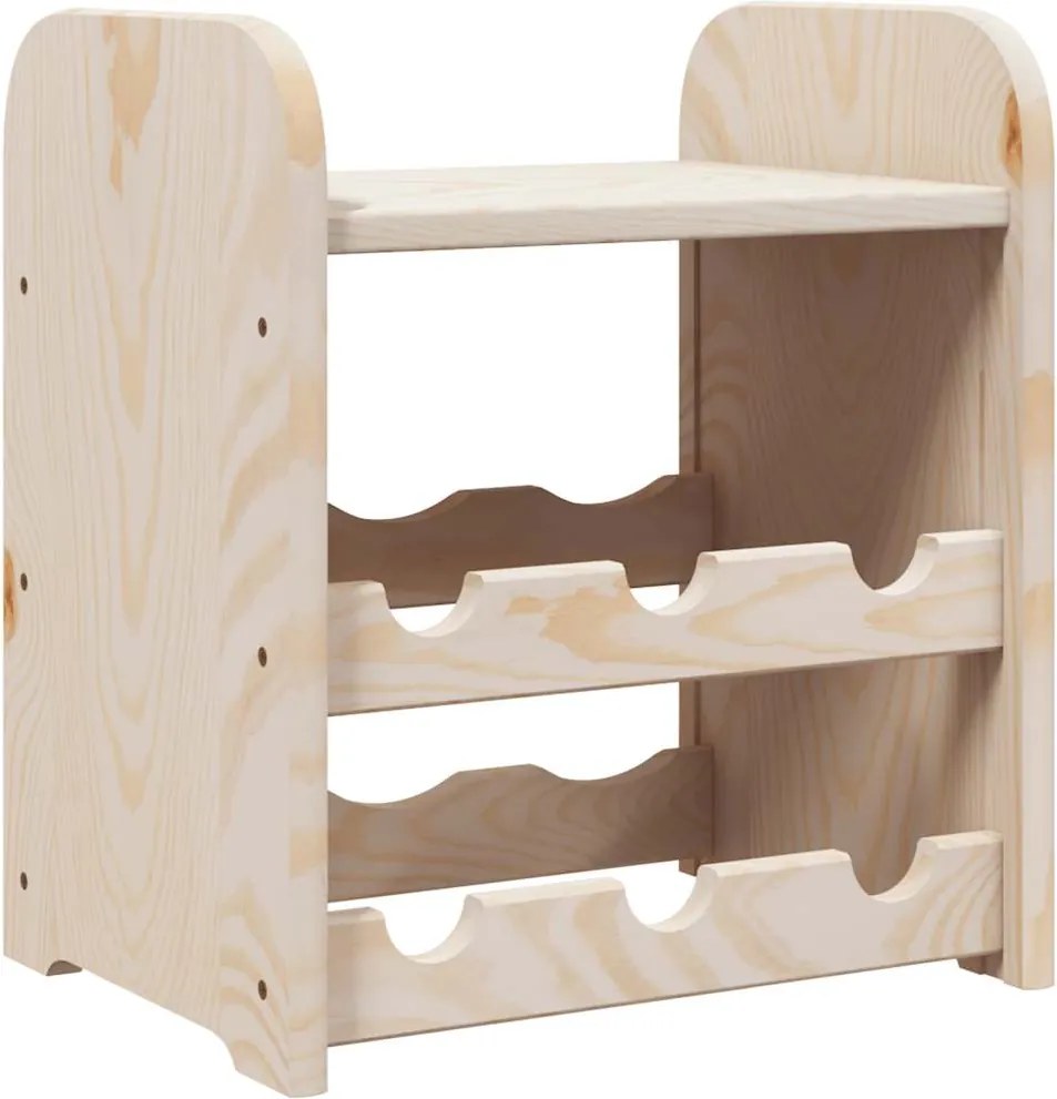 vidaXL tömör fenyőfa bortartó állvány tetővel 33x25x37 cm