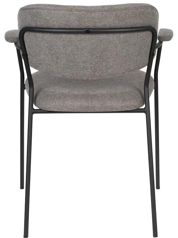 Világosszürke étkezőszék szett 2 db-os Jolien – White Label