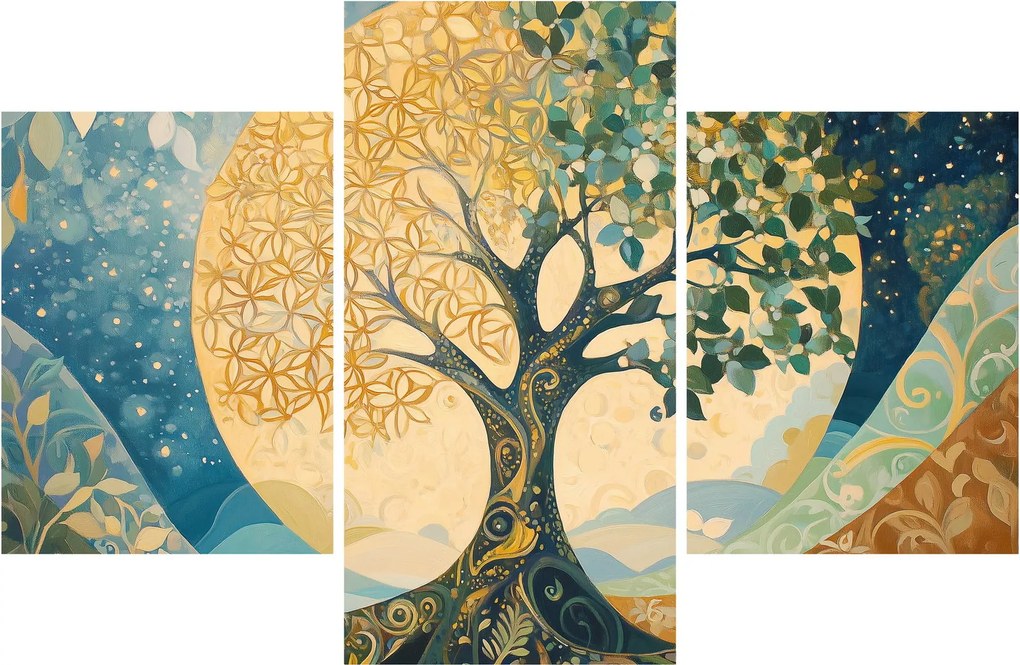 Kép – Életfa a holdban (90x60 cm)