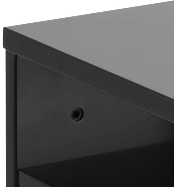 AVA fekete éjjeli szekrény