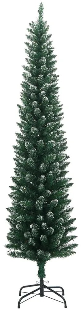vékony műkarácsonyfa 300 LED-del 180 cm