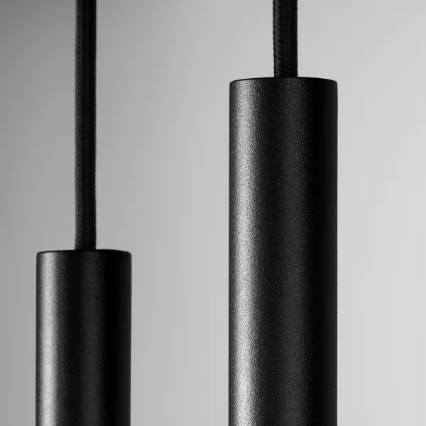 Sollux SL.1304 - Csillár zsinóron PASTELO 2xG9/8W/230V fekete