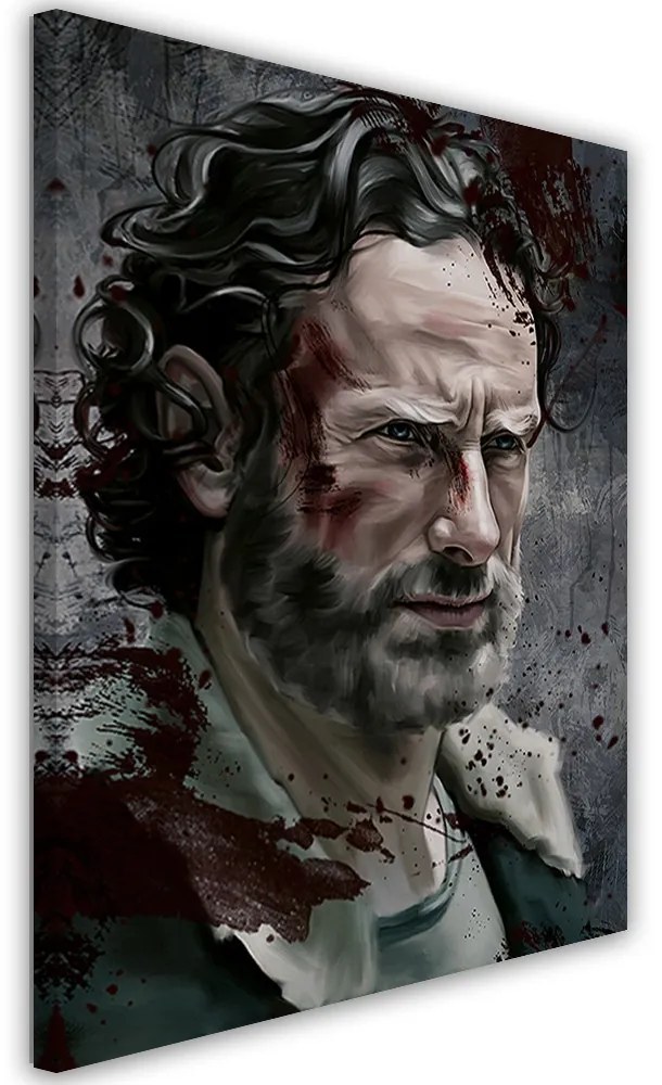 Gario Vászonkép The Walking Dead, Rick Grimes portréja - Dmitry Belov Méret: 60 x 90 cm