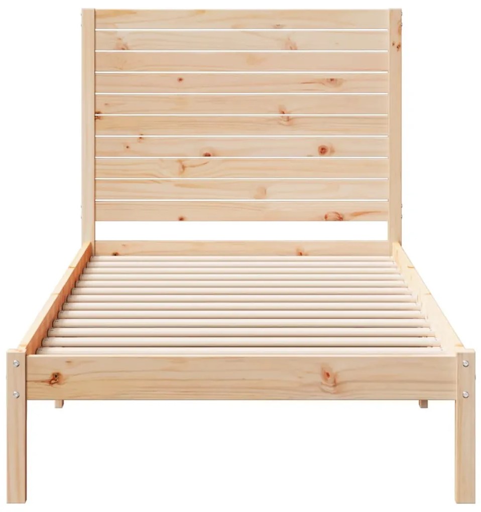 tömör fa extra hosszú ágykeret matrac nélkül 90 x 220 cm