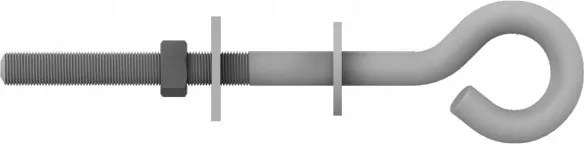 Felső elszívó kampó 25 cm AN-100C/OG/ kampós csavar M16x250mm