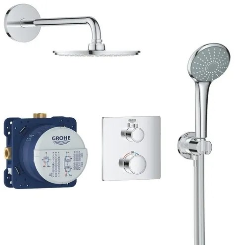 Grohe Grohtherm zuhanyrendszer vakolat alatti résszel együtt króm 34734000 G34734000