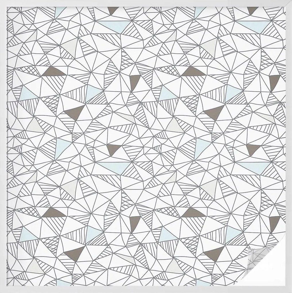 Ablaküveg fólia Adatvédelem Absztrakt formák 100x100 cm