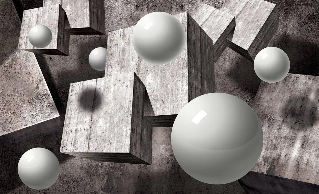 Fotótapéta - 3D golyók (152,5x104 cm)