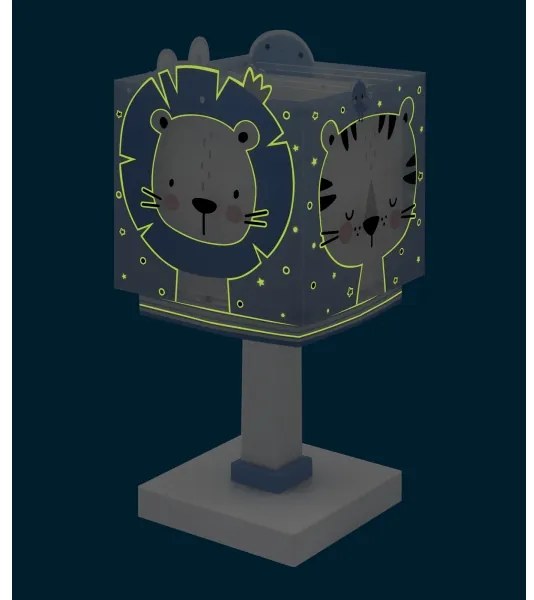 Dalber 63111NT - BABY JUNGLE LED gyereklámpa 1xG4/4W/230V kék