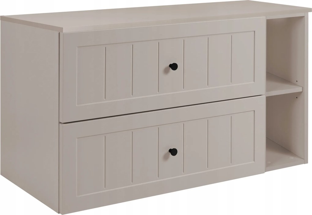 Fürdőszoba szekrény Mosdó Alá 100 kasmír Mart Mdf frontok gombok