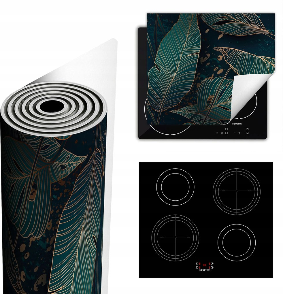 Tűzhelyvédő Szőnyeg Több Hely 60x52 levelek