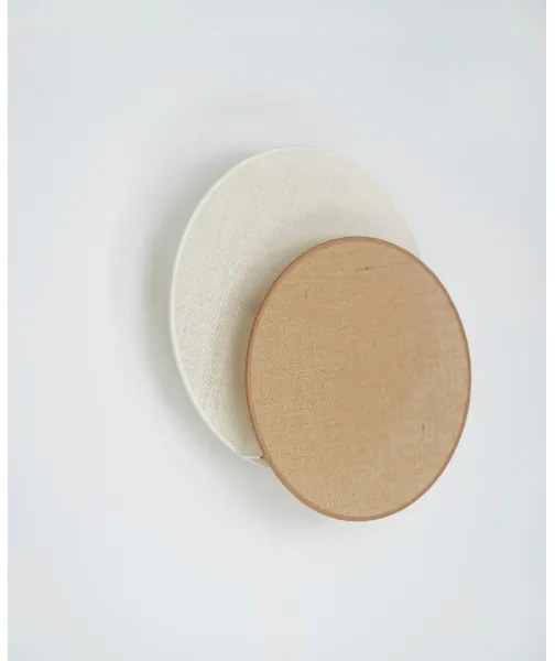 Brilagi CIRCLES fali lámpa 1xE27/15W/230V 45x45 cm bézs/krém