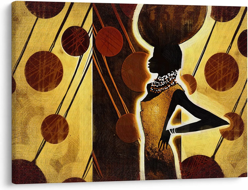 Egy ősi művészeti festmény képe (70x50 cm)