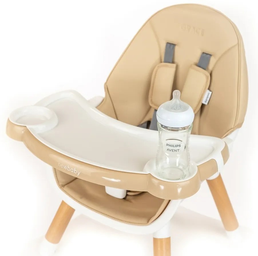 Új Baby étkezőszék Grace 3in1 bézs, 61 x 101 x 61cm, 61 x 101 x 61 cm