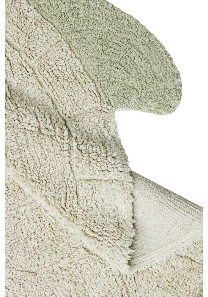 Bézs mosható kézi szövésű pamut gyerek szőnyeg 110x130 cm Sea Turtle – Lorena Canals