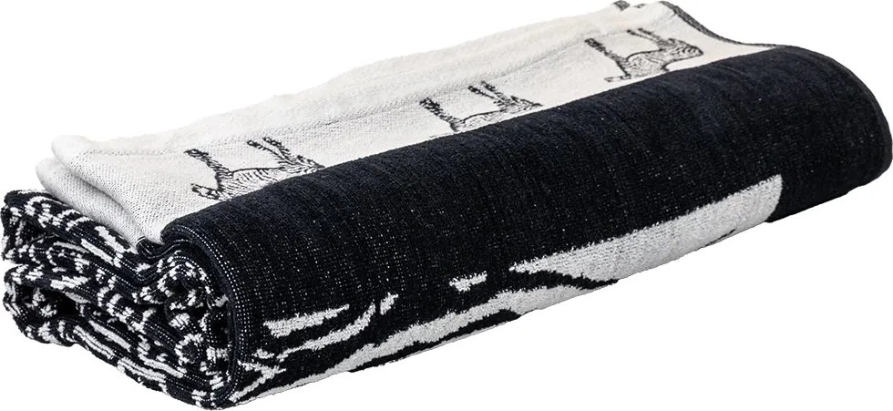 AFRIKA Strandtörölköző fehér zebra 165x90cm