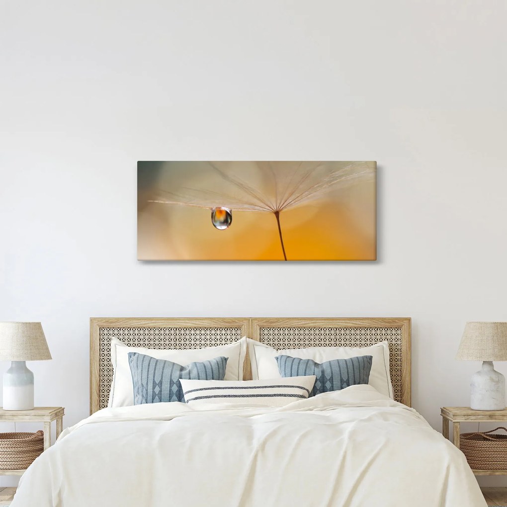 Kép - Makró virág (120x50 cm)