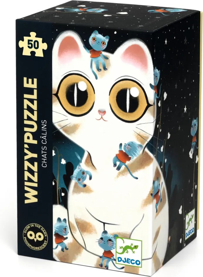 Varázs puzzle - Macskusz, 50 db-os - Cuddly cats