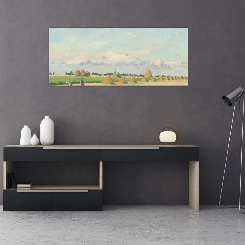 Kép - Camille Pissarro, Landscape, Ile de France, reprodukciók (120x50 cm)