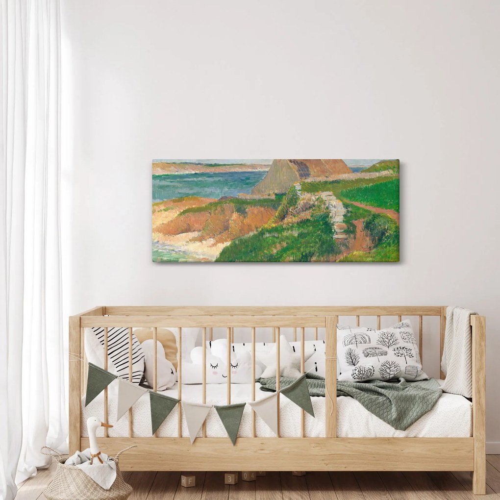 Kép - Henri Moret, The Island of Raguenez, Brittany, reprodukciók (120x50 cm)