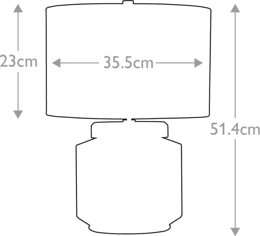 Elstead Lighting LUGA LUGA-TL-NATURAL Asztali lámpa 1x60W/E27