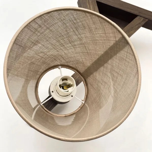 Brilagi - LED felületre szerelt csillár ANTHONY 3xE14/40W/230V tölgy/dió/bézs.