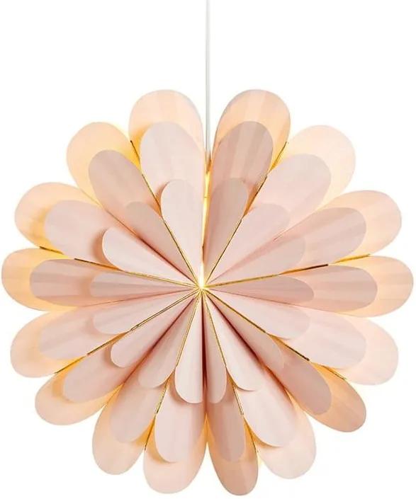 Marigold rózsaszín függő fénydekoráció, magasság 45 cm - Markslöjd