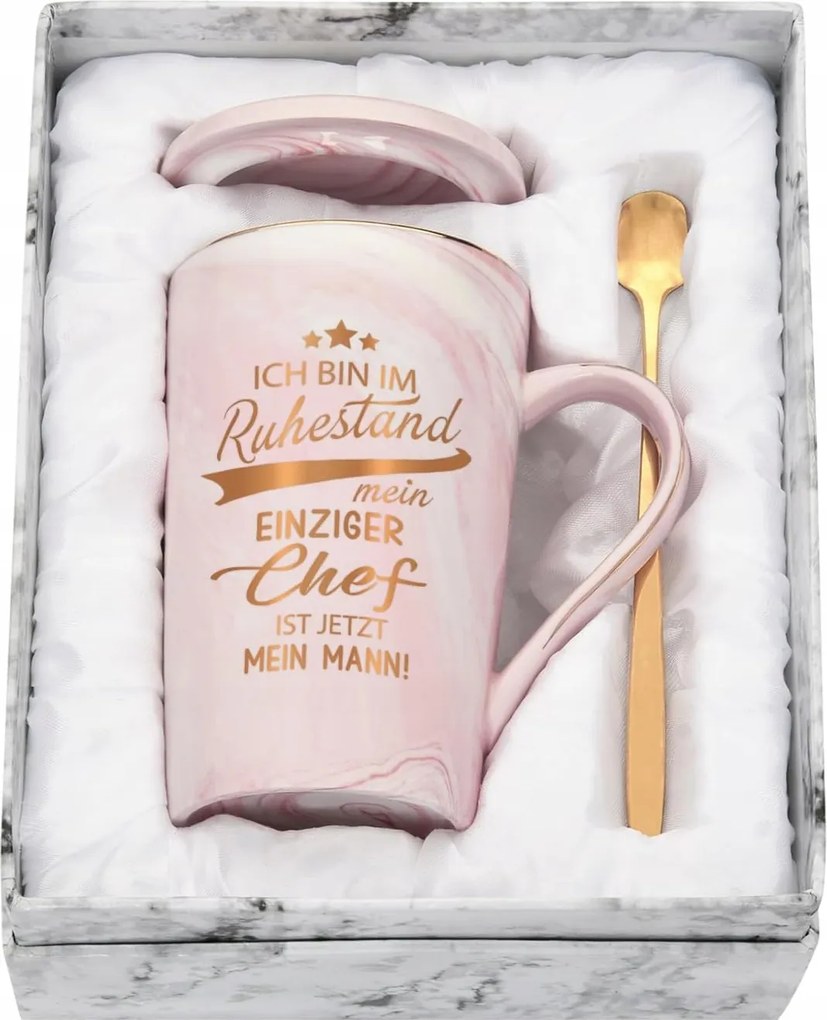 Kávéscsésze ajándék nyugdíjba vonulás kezdetén400 ml