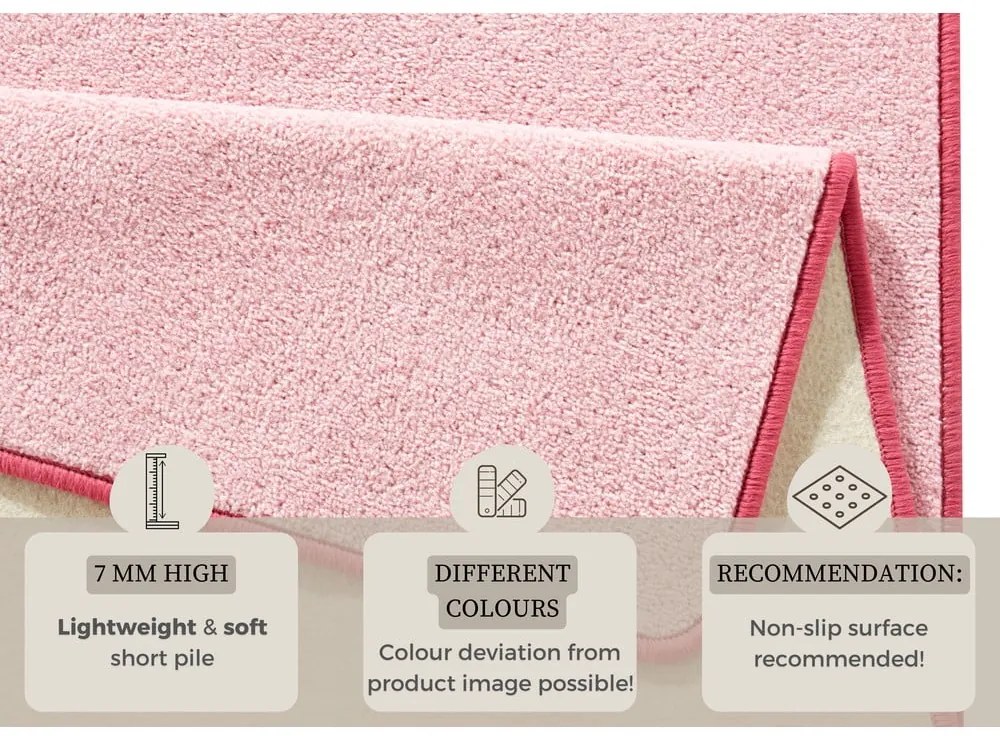 Világos rózsaszín szőnyeg 80x150 cm Fancy – Hanse Home