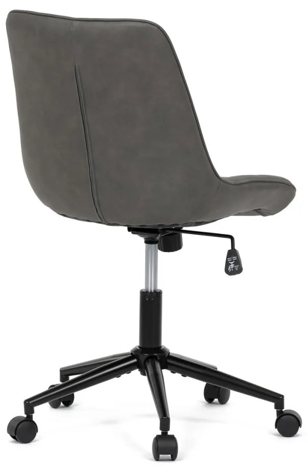 Scaun pivotant de birou cu tapițerie din material gri. KA-V3120