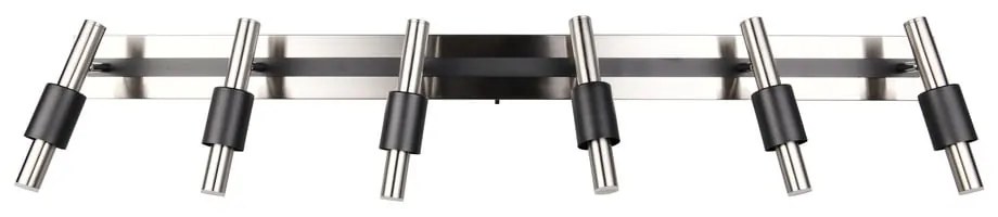 Fekete-ezüstszínű LED spotlámpa 20,5x120 cm Ikaris – Trio Select