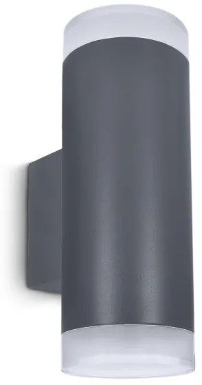 Brilagi - Kültéri fali lámpa MATERA 2xGU10/30W/230V antracit IP54
