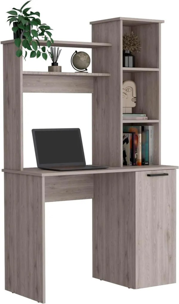 Polcos íróasztal tárolóval 156x75x146cm fehér FUR1235-1