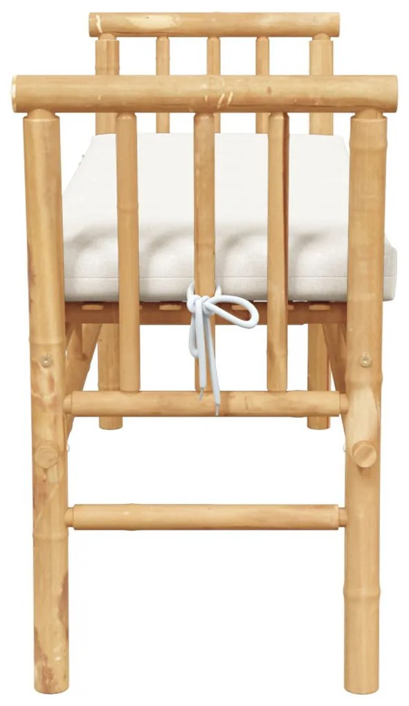 Kerti pad párnával 110 cm Bambusz