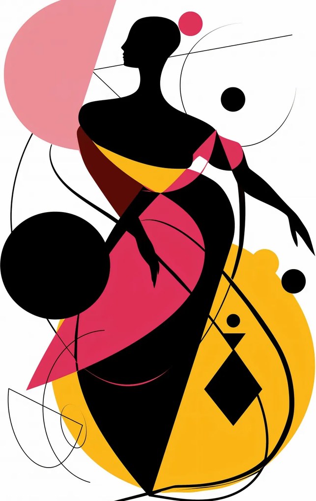 Poszter 30x40cm Grácia sziluett