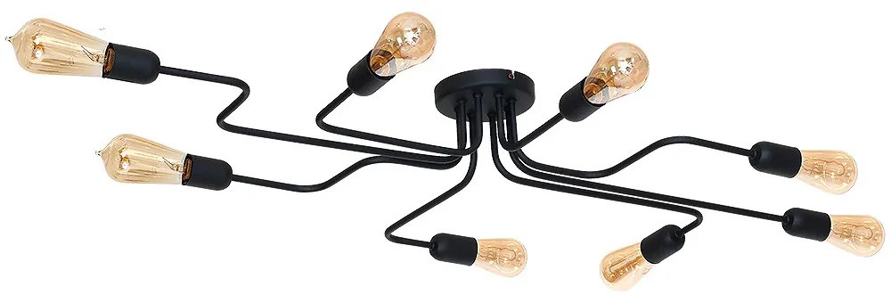 Aldex ROLF 923P Plafonlámpa 8x60W/E27