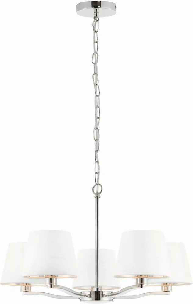 ENDON 73022 HARVEY Modern Csillár Antik Fehér, Nickel-Nero E14 IP20